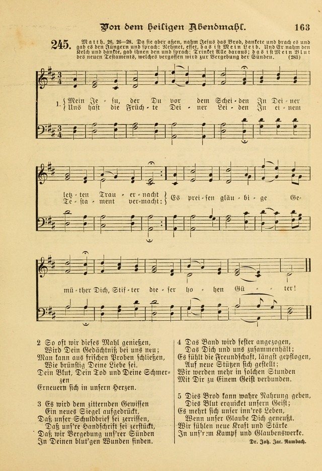 Gesangbuch mit Noten: herausgegeben von der Allgemeinen Conferenz der Mennoniten von Nord-Amerika page 163