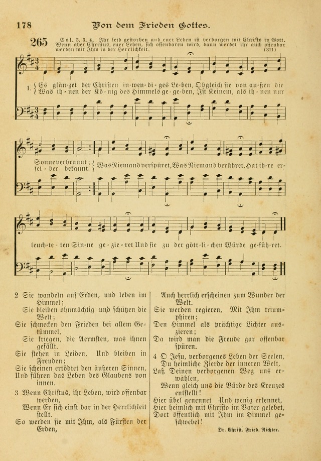Gesangbuch mit Noten: herausgegeben von der Allgemeinen Conferenz der Mennoniten von Nord-Amerika page 178