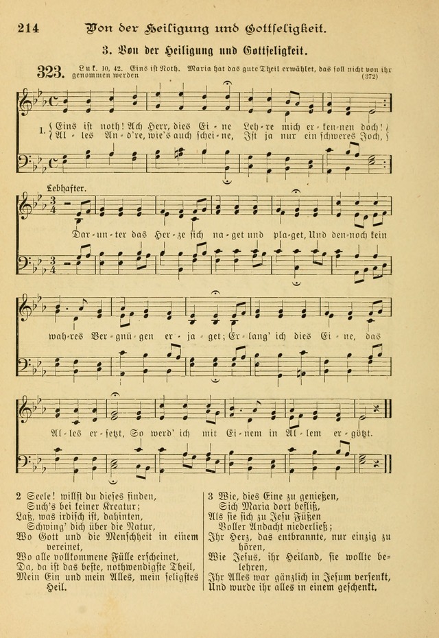 Gesangbuch mit Noten: herausgegeben von der Allgemeinen Conferenz der Mennoniten von Nord-Amerika page 214