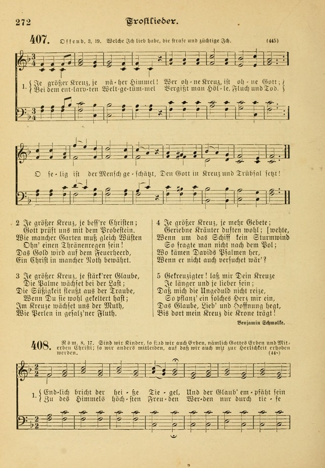 Gesangbuch mit Noten: herausgegeben von der Allgemeinen Conferenz der Mennoniten von Nord-Amerika page 272