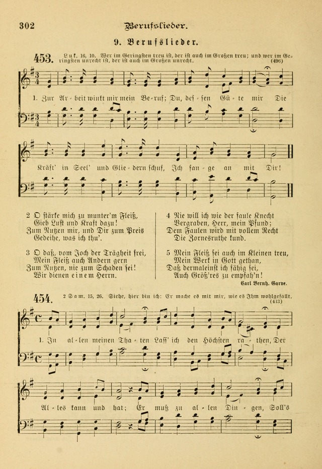 Gesangbuch mit Noten: herausgegeben von der Allgemeinen Conferenz der Mennoniten von Nord-Amerika page 302