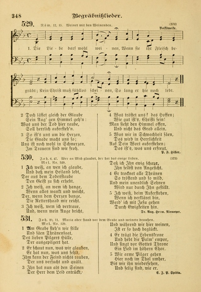 Gesangbuch mit Noten: herausgegeben von der Allgemeinen Conferenz der Mennoniten von Nord-Amerika page 348
