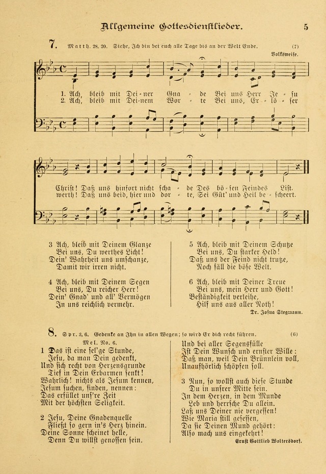 Gesangbuch mit Noten: herausgegeben von der Allgemeinen Conferenz der Mennoniten von Nord-Amerika page 5