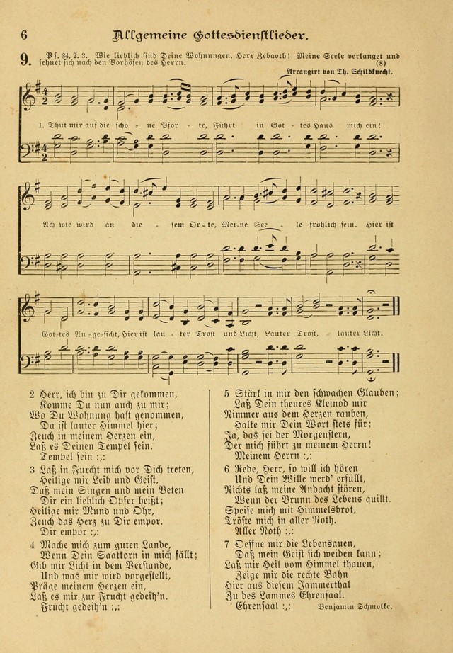 Gesangbuch mit Noten: herausgegeben von der Allgemeinen Conferenz der Mennoniten von Nord-Amerika page 6