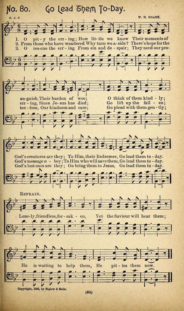 The Glad Refrain for the Sunday School: a new collection of songs for worship page 77