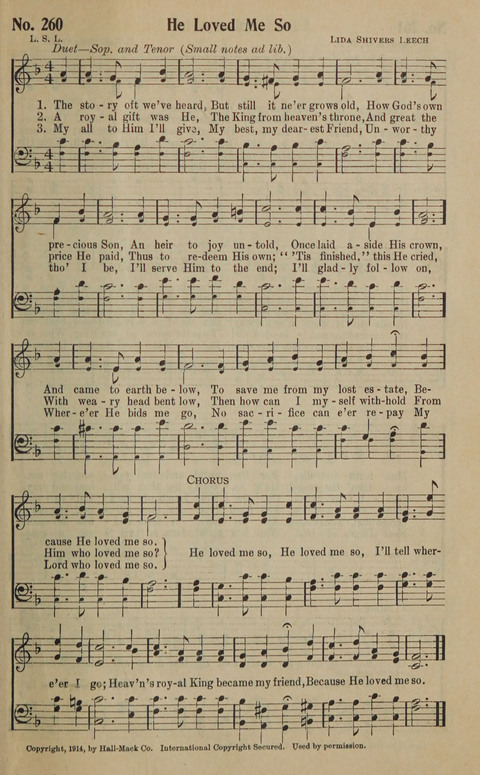The Gospel in Song: as used in the Anderson Gospel Crusades page 267