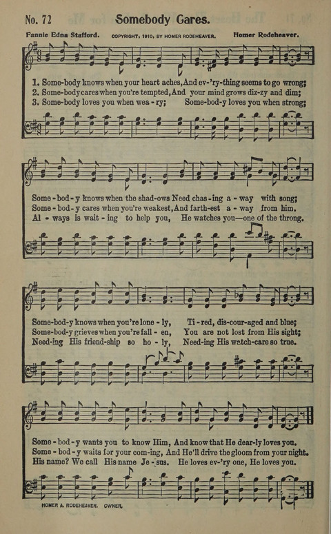 The Gospel in Song: as used in the Anderson Gospel Crusades page 76