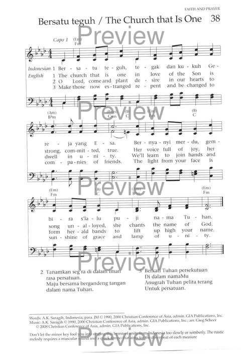 Global Songs for Worship page 54