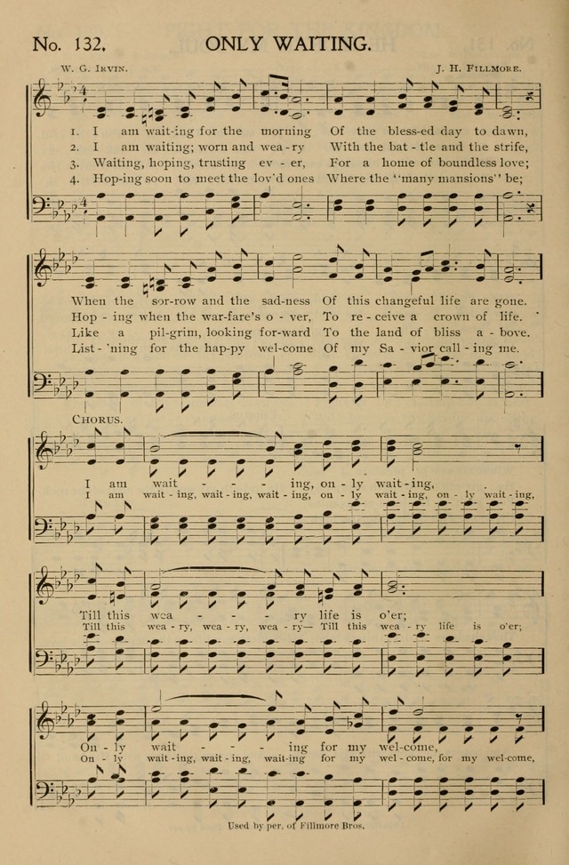 Gospel Songs and Hymns No. 1: for the sunday school, prayer meeting, social meeting, general song service page 132