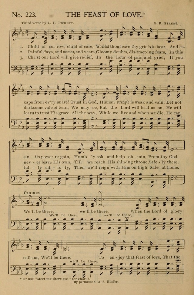 Gospel Songs and Hymns No. 1: for the sunday school, prayer meeting, social meeting, general song service page 196