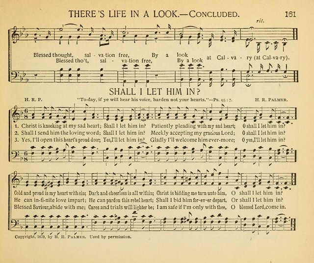 The Gospel Song Sheaf: for Sunday schools and young peoples meetings, comprising primary songs, intermediate songs, gospel and special songs, and old hymns and tunes page 161