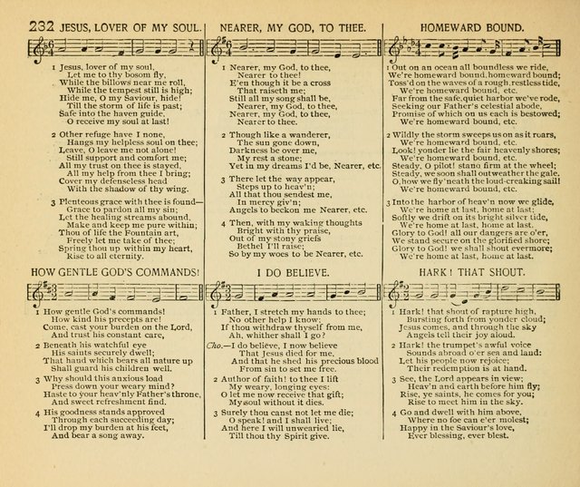 The Gospel Song Sheaf: for Sunday schools and young peoples meetings, comprising primary songs, intermediate songs, gospel and special songs, and old hymns and tunes page 232