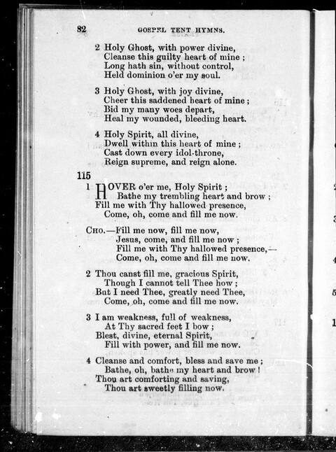 Gospel Tent Hymns page 81