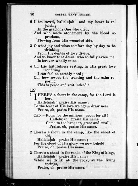 Gospel Tent Hymns page 89