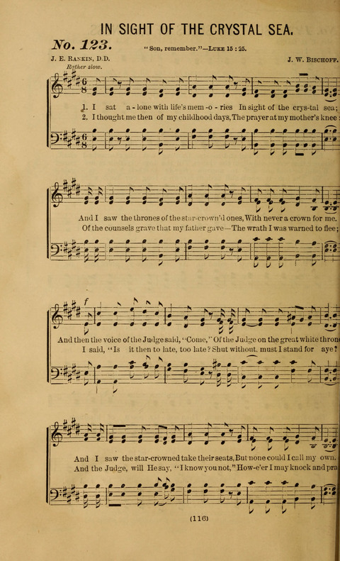 The Gospel Temperance Hymnal and Coronation Songs page 110