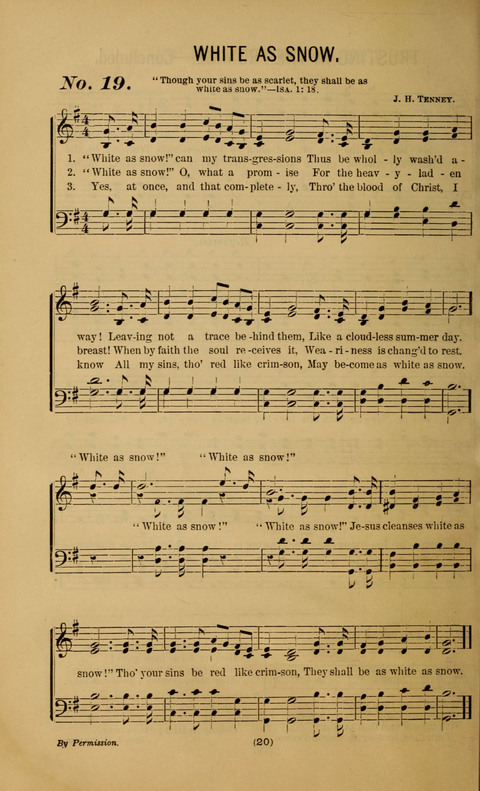 The Gospel Temperance Hymnal and Coronation Songs page 20