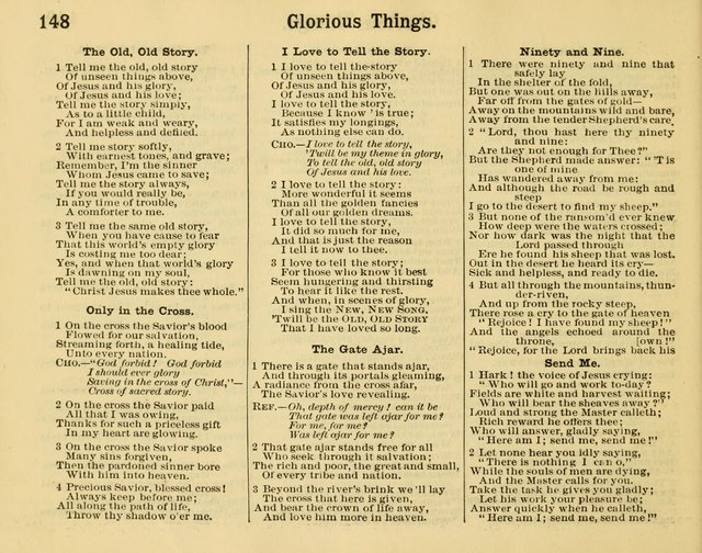 Glorious Things in Sacred Song: for use in Sabbath Schools and Gospel Meetings page 144