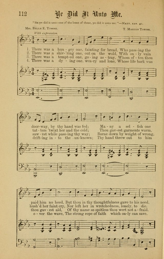 Good Will: A collection of New Music for Sabbath Schools and Gospel Meetings (Enlarged) page 110