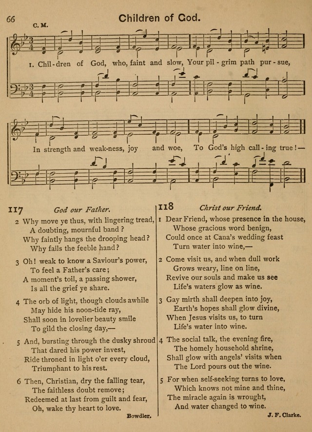 Good-Will Songs: a Compilation of Hymns and Tunes page 67