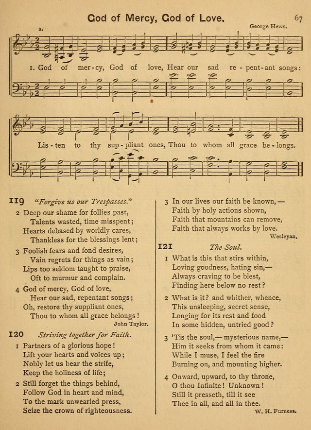 Good-Will Songs: a Compilation of Hymns and Tunes page 68