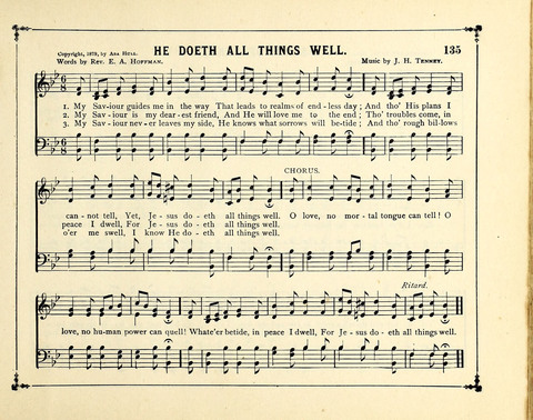 The Gem of Gems: a choice collection of sacred songs, original and selected, for the use of Sunday-Schools, Bible Classes and Social Worship page 135