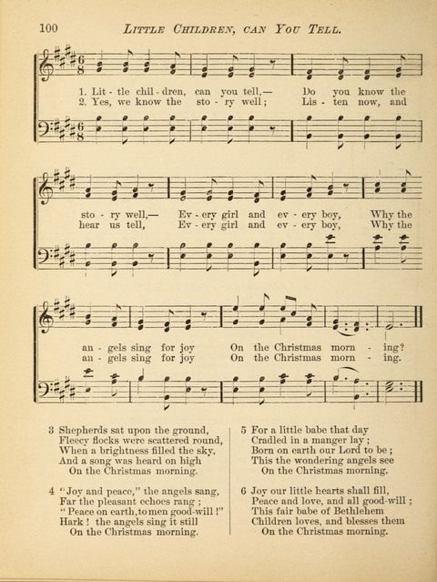 The Hosanna: a book of hymns, songs, chants, and anthems for children page 100
