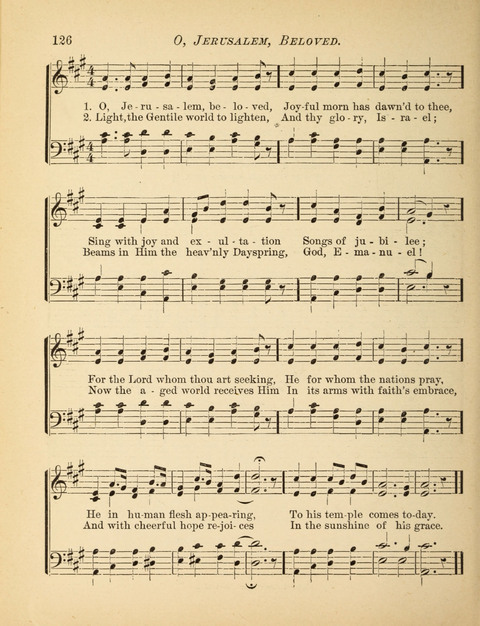 The Hosanna: a book of hymns, songs, chants, and anthems for children page 126