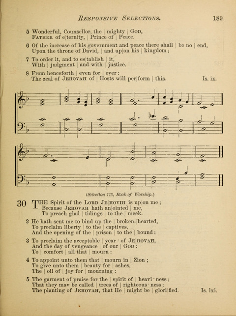 The Hosanna: a book of hymns, songs, chants, and anthems for children page 189