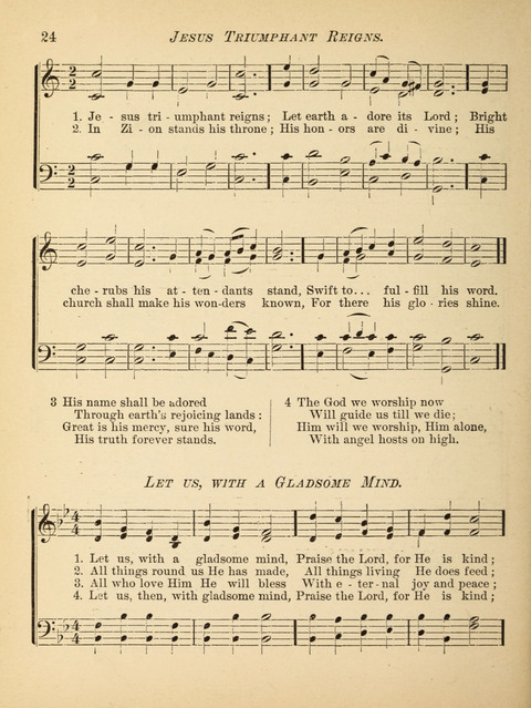 The Hosanna: a book of hymns, songs, chants, and anthems for children page 24