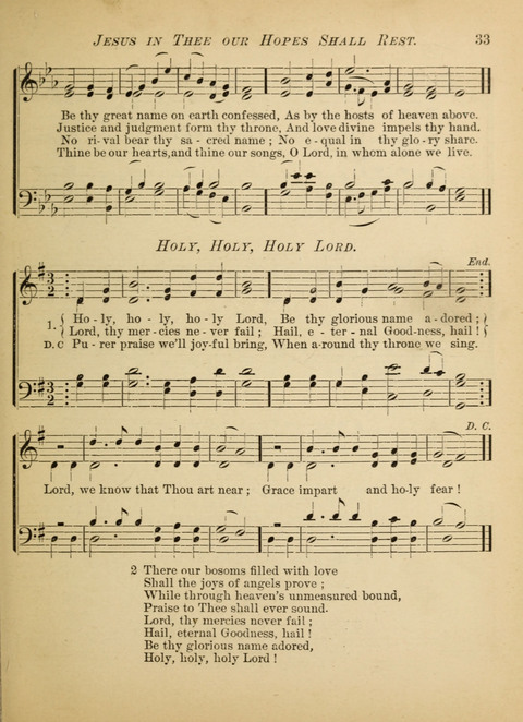 The Hosanna: a book of hymns, songs, chants, and anthems for children page 33