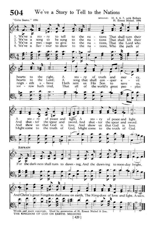 The Hymnbook page 420