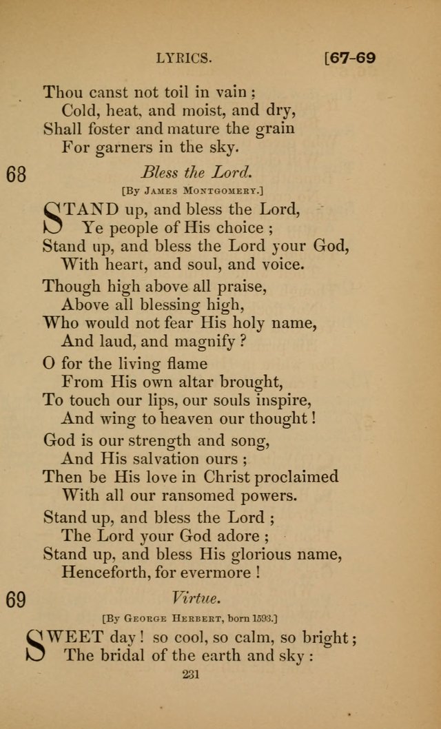 Hymns for All Christians page 231