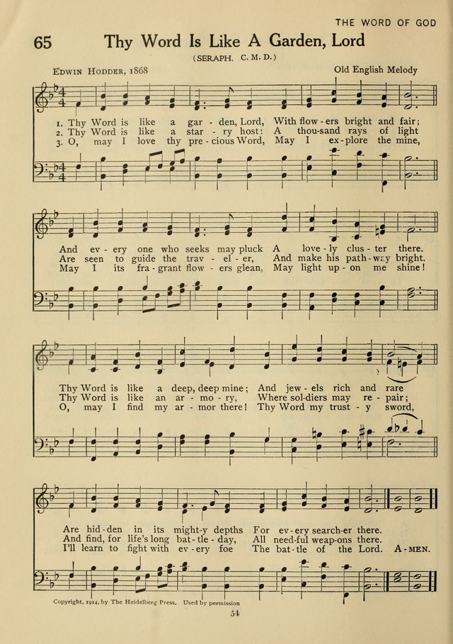 Hymnal for American Youth page 55