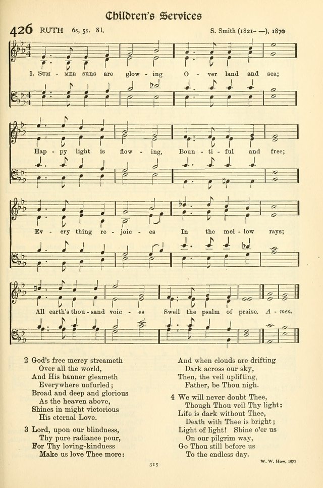 Hymns for the Church page 318
