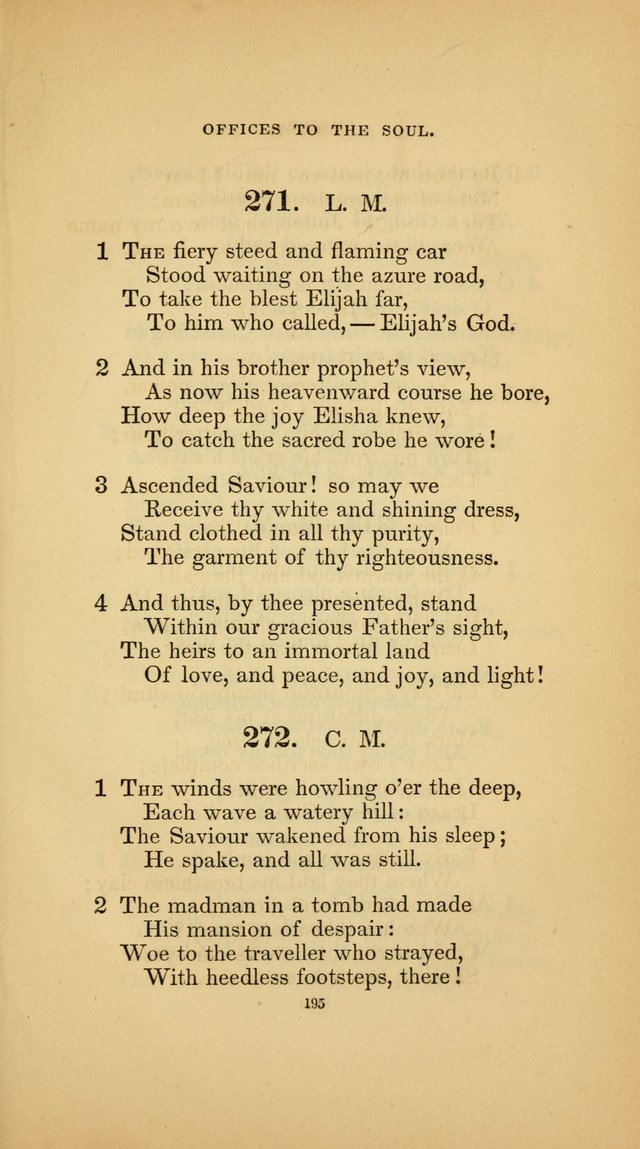 Hymns for the Church of Christ (3rd thousand) page 195