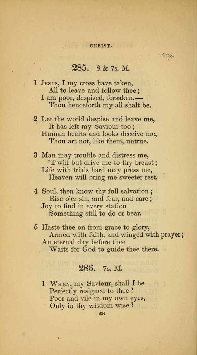 Hymns for the Church of Christ (3rd thousand) page 204
