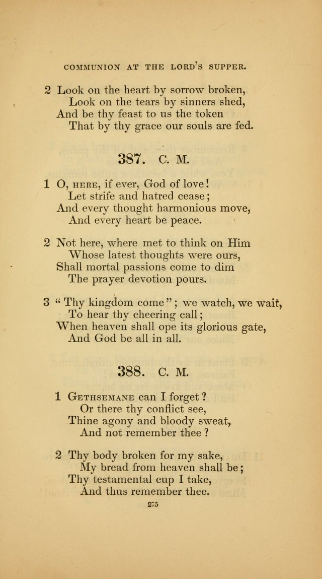 Hymns for the Church of Christ (3rd thousand) page 275