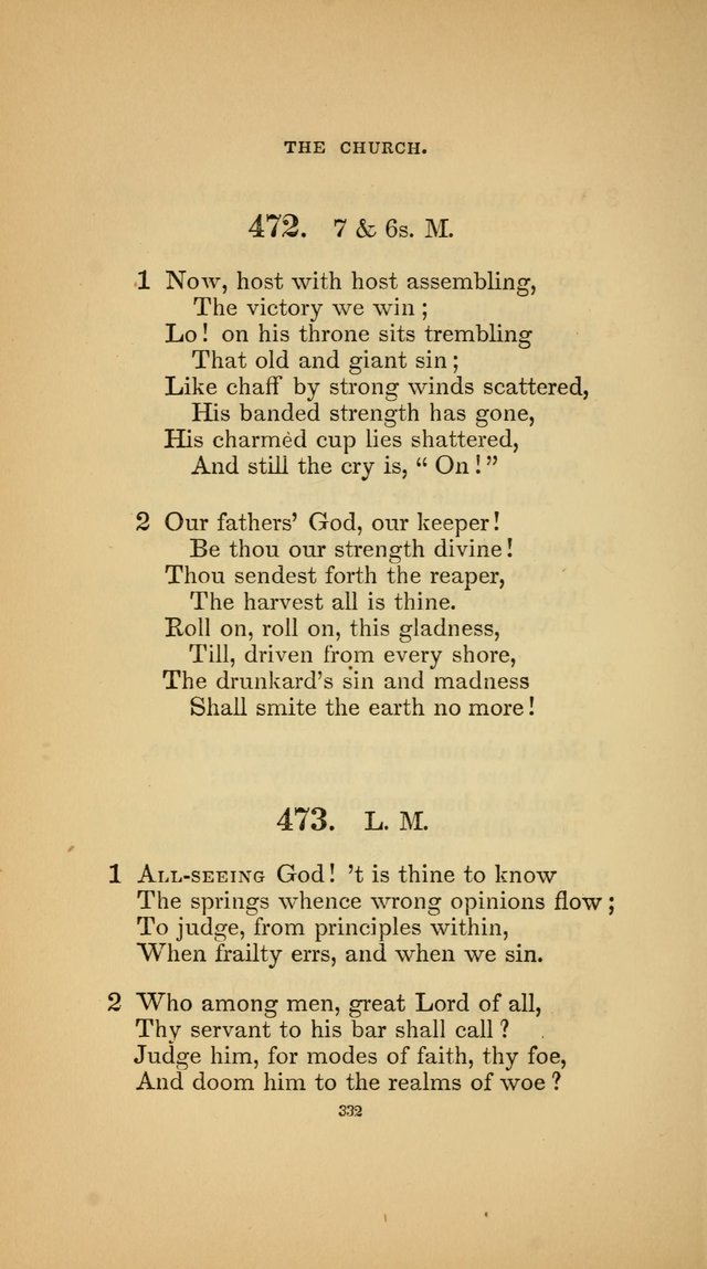 Hymns for the Church of Christ (3rd thousand) page 332