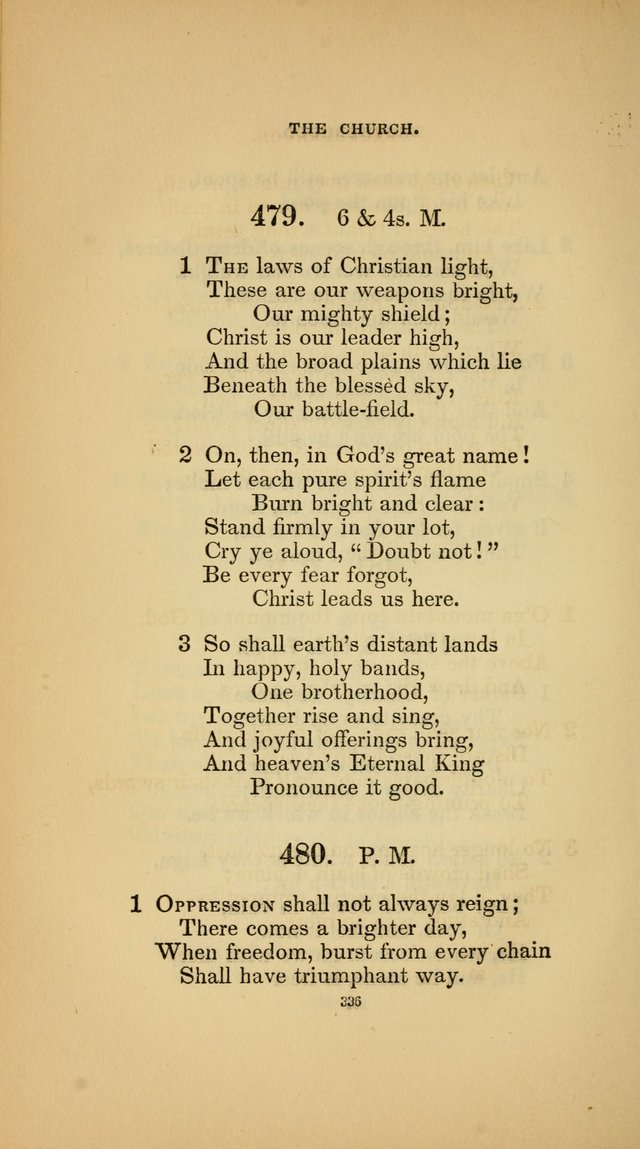 Hymns for the Church of Christ (3rd thousand) page 336