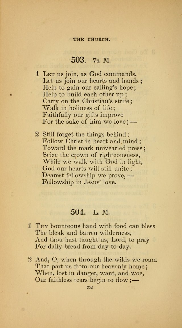 Hymns for the Church of Christ (3rd thousand) page 352