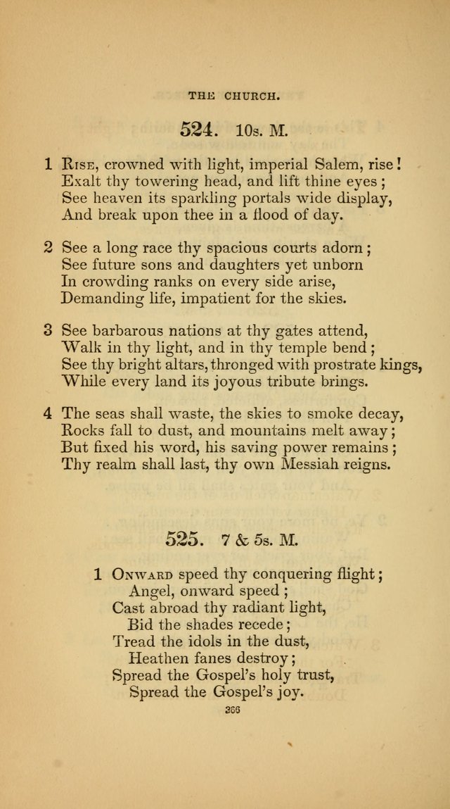 Hymns for the Church of Christ (3rd thousand) page 366