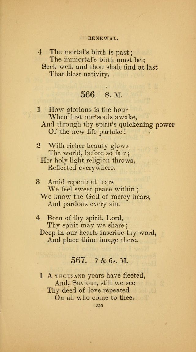 Hymns for the Church of Christ (3rd thousand) page 395