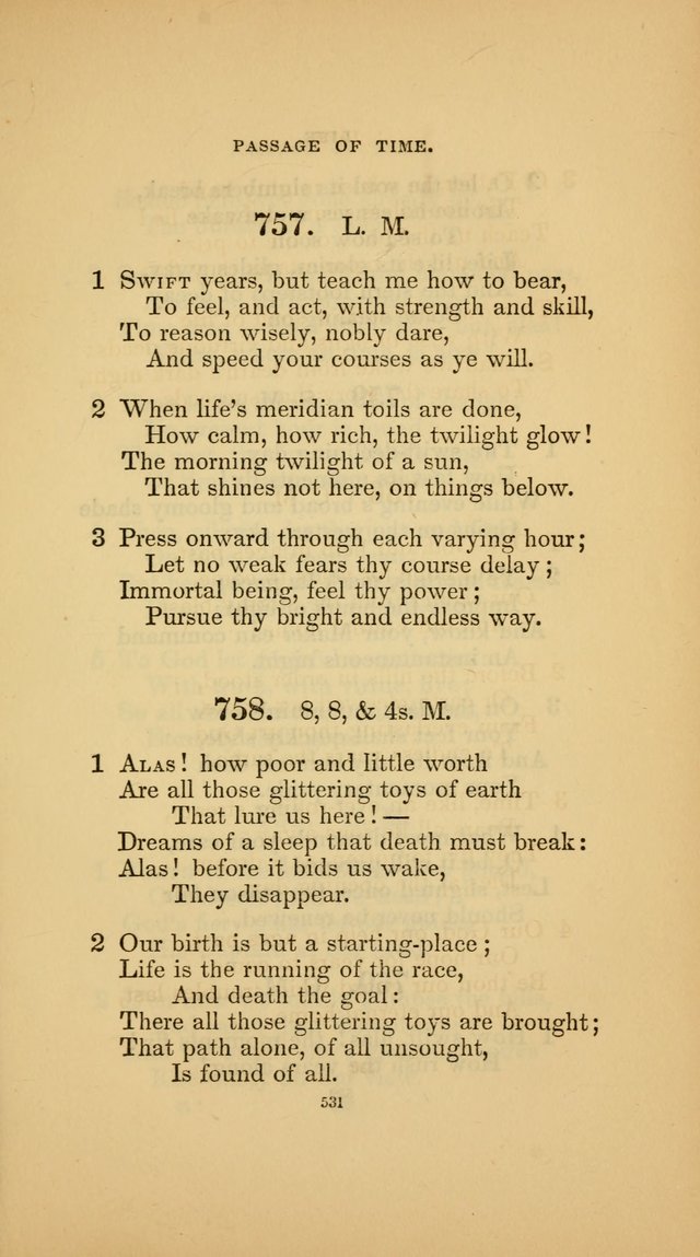 Hymns for the Church of Christ (3rd thousand) page 531