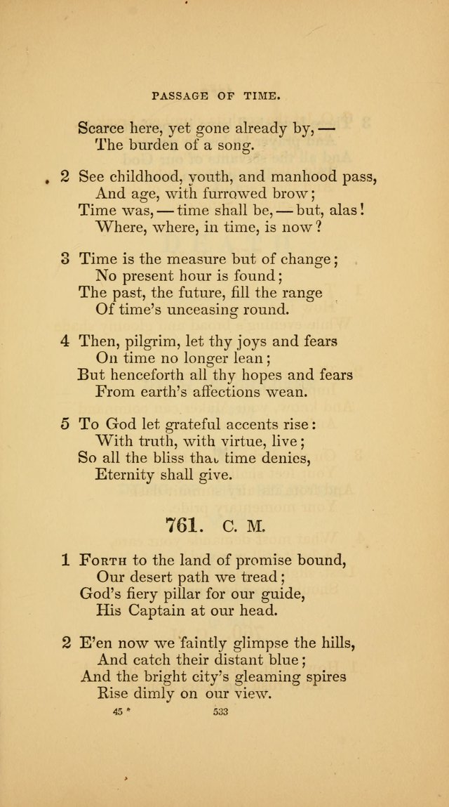 Hymns for the Church of Christ (3rd thousand) page 533