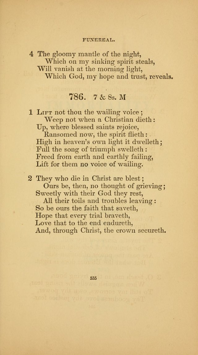 Hymns for the Church of Christ (3rd thousand) page 555