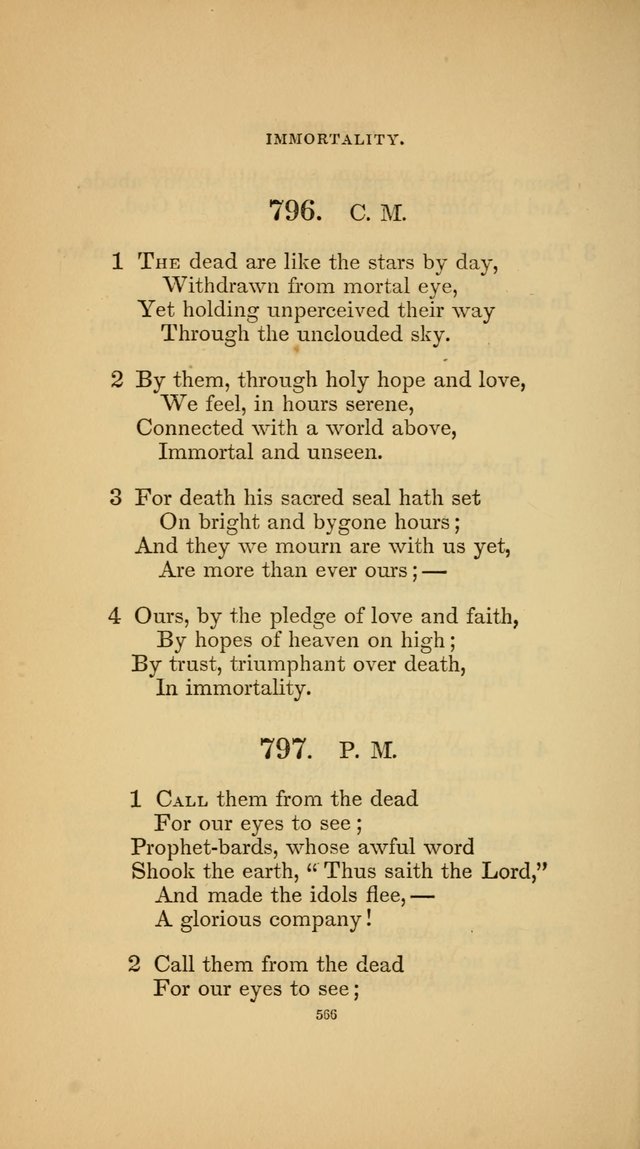 Hymns for the Church of Christ (3rd thousand) page 566