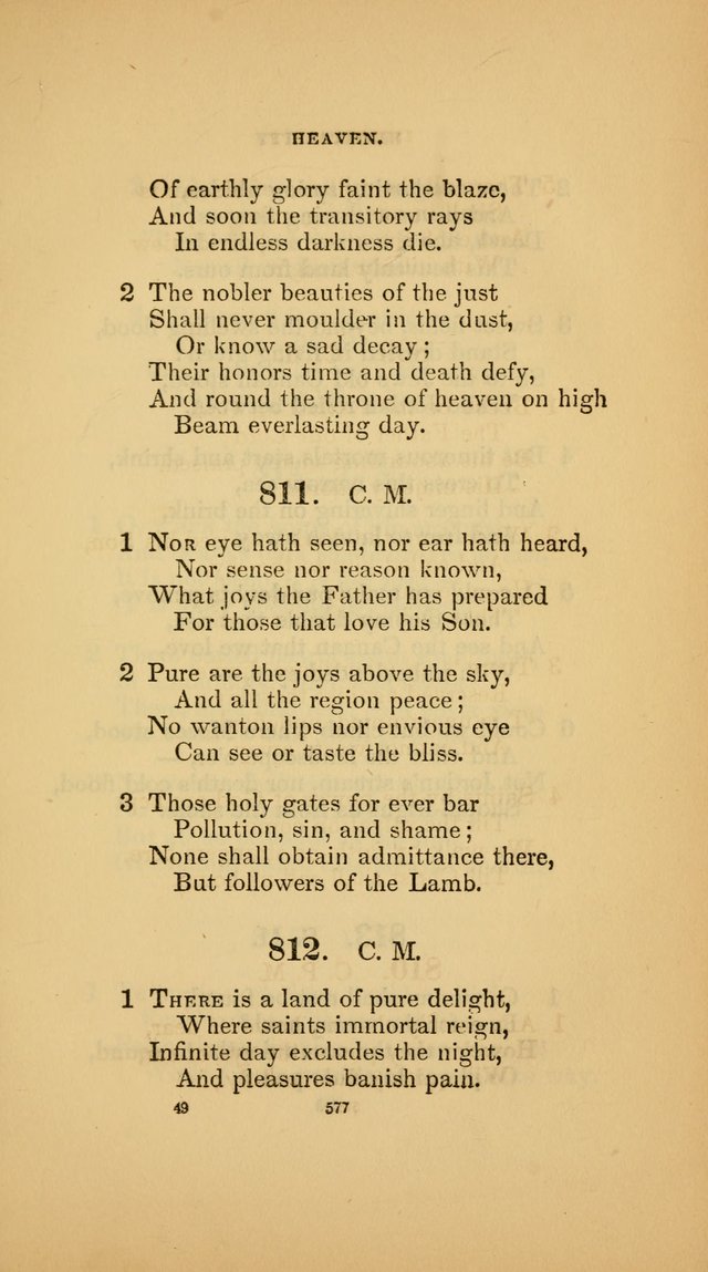 Hymns for the Church of Christ (3rd thousand) page 577