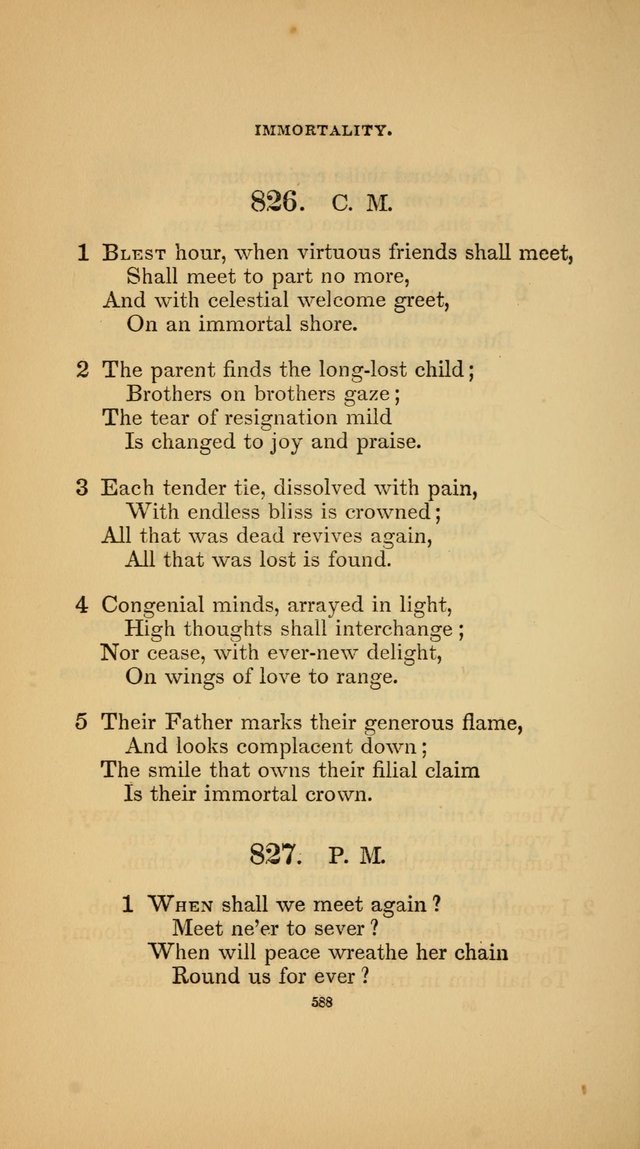 Hymns for the Church of Christ (3rd thousand) page 588