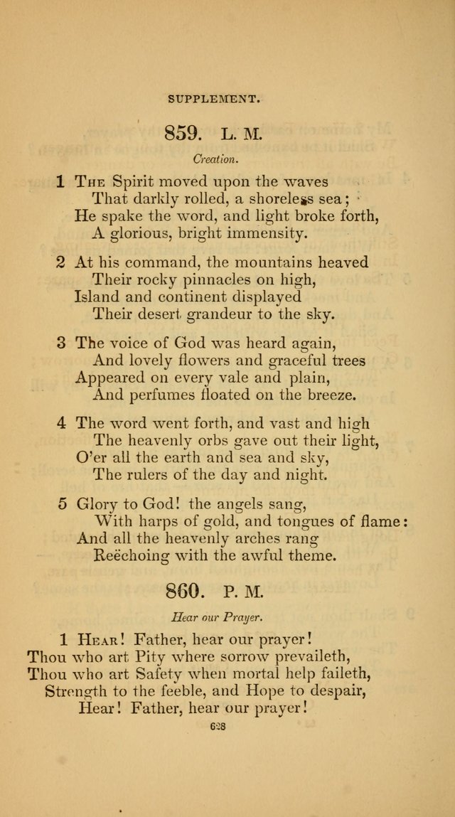 Hymns for the Church of Christ (3rd thousand) page 628