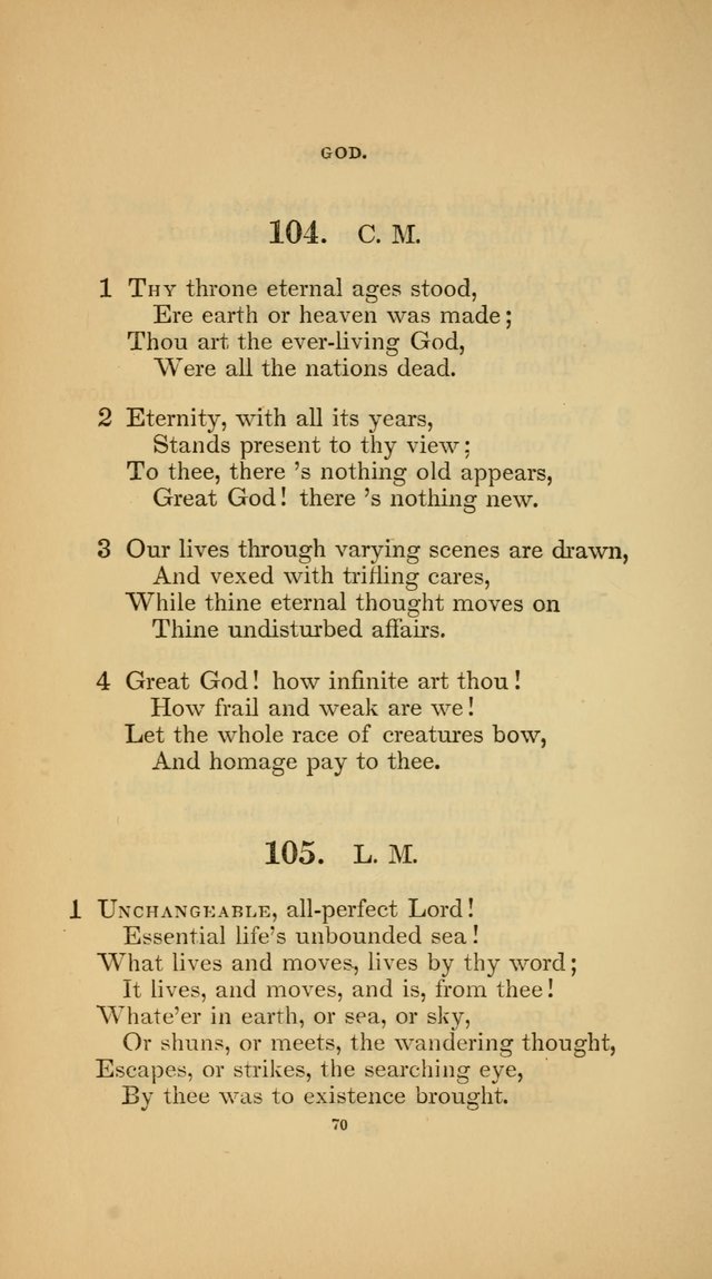 Hymns for the Church of Christ (3rd thousand) page 70